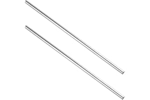 iYueMps 2pcs Tige inox 8mm Diamètre 500mm Longueur,Tiges Rondes 8mm Tige Acier Inox Guide Linéaire de Mouvement Linéaire Pour Imprimante 3D CNC DIY