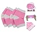 Makhry 2 Pairs Moisturising Silicone Gel Heel Socks for Dry Hard Cracked Skin Moisturizing Open Toe Comfy Recovery Socks Women Size 4.5-7.5 (M, Pink)