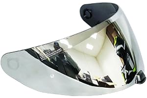 TEBI Motorradhelm internes Visier für kompatibel mit HJC i70 i10 C70 HJ-31 Staubdichtes Objektiv Sonnenschutz Helmzubehör Objektiv Visiergläser Helm Objektiv Visierschild Motorrad Helm Objektiv