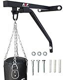 AQF Heavy Duty Punch Bag Wall Bracket Steel Mount Hanging Stand Boxing MMA UFC