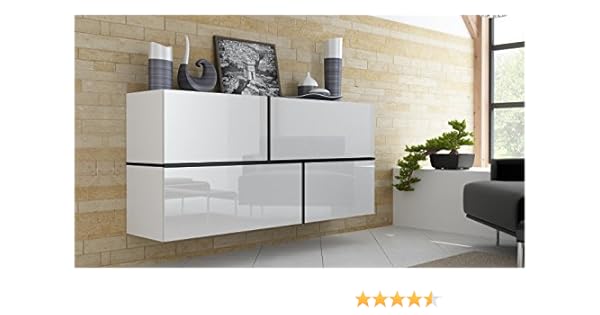 Ladekasten Weiss Hochglanz Schwarz Weiss Hange Kommode Sideboard Schrank Goya Huis Monokl Online