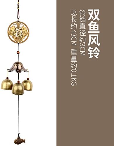 BAGEHAN Girls Dormitory Wind Chimes Hangs The Door Room Door Magnet Adsorption Lucky Bell Campanula,C