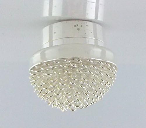 Wonham Dolls House LED Modern Silver Chrome Light Miniature Lamps Battery
