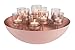 Produktbild Gift Company Kerzenleuchter Kerzenständer für Teelichter Madras, Schale für 10 Teelichter, blush/rosé, L