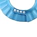 ibepro® Safe Shampoo Shower Bathing Protection Soft Cap Hat for Toddler's, Baby ,Children & Kids to Keep the Water Out of Their Eyes & Face (Blue)