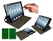 Produktbild LuvTab Apple iPad mini (20.1cm) Dünn Executive Etui Schutzhülle mit Multi-winkel Ständer Funktion. Magnetisch Schlaf / Wake Sensor. Bonus Halterung Eingabestift mit Etui - Grün
