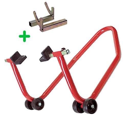 CABALLETE TRASERO PARA MOTO ELEVADOR + ADAPTADOR DIABOLOS RZ TOOLS