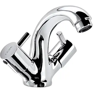 Cera Garnet Quarter Turn Fittings Central Hose Basin Mixer (Chrome Finish) (F2002461)