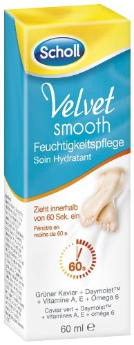 Scholl Velvet Smooth Feuchtigkeitspflege, 1er Pack (1 x 60 ml)