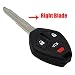 Produktbild 4 Tasten Fernbedienung Fob Schlüssel Mitsubishi Eclipse Endeavor Galant Lancer Outlander kein Chip 2007–2012