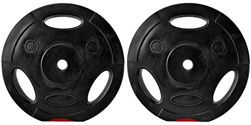 BodyRip Tri Griff aus Vinyl Gewicht Teller, unisex, Vinyl Tri Grip Weight
