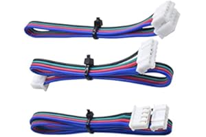 3DPLady | 3 cavi motore passo-passo NEMA 17 (cavo motore passo) 15 cm/20 cm/50 cm 4 pin a 6 pin XH2.54 3D DuPont per motore passo-passo 42 passo.