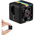 ZEPLORE Full HD 1080P Mini Camera for Security Surveillance Camera with Loop Recording/Motion Detection for Home,Car,Office Indoor and Outdoor. (Black)
