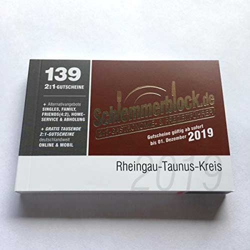 Preisvergleich Produktbild Schlemmerblock Rheingau-Taunus-Kreis 2019