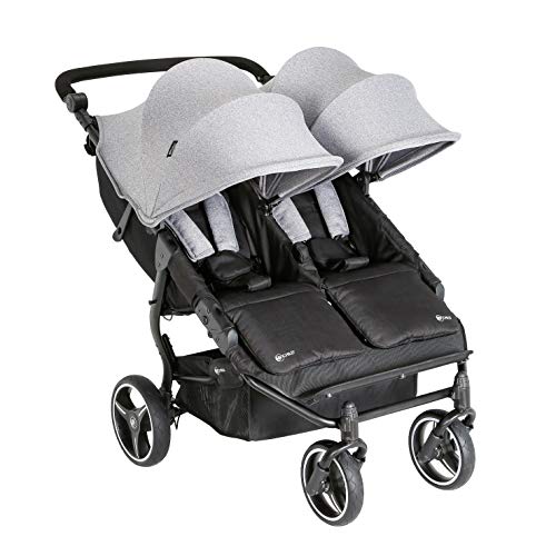 MyChild Easy Twin 3.0 Double Stroller Grey