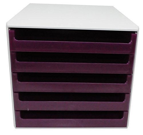 Schubladenbox offen brombeer-transparent