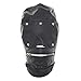 Produktbild ShineBlue Schwarz Leder Bondage Gimp Mask Head Hood 11