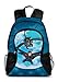 Produktbild Set Dragon Kinder Rucksack blau schwarz + Brustgurt GURTIES 25 x 35 x 15 cm