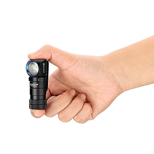 Olight® H1/H1R Nova Stirnlampe Taschenlampe Multi-funktion-Lampe mit CREE XM-L2 CW/NW LED – inkl. 1 x 16340 Batterie – universell und praktisch (kaltweiß, neutralweiß und aufladbar Kit Version verfügbar) - 3
