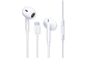 XIANGBIN Auricolari USB C,Cuffie Type C, in-Ear con Microfono, Controllo del Volume e Suono Puro,Cuffie Tipo C Compatibile con iPhone 15/16 Pro/Samsung S20/S21/Huawei P20 Pro/P30/Google Pixel 3/4/XL