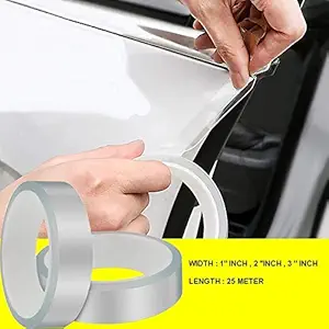 Bapna Car Door Edge Protection Tape Roll 24 mm [1inch] x 25 Meter Length
