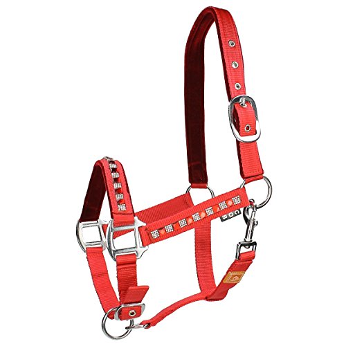 Preisvergleich Produktbild Epplejeck Halfter Royal Diamond - Rot - Gr. Cob