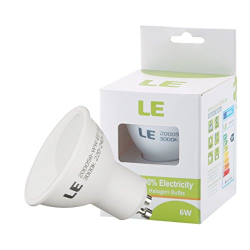 LE 6W GU10 LED Lampe, Ersatz für 75W Halogenlampen, 510lm, warmweiß