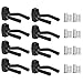 Produktbild 8 Stück Gitarrenhalter Hakenhalter Wandhalterung Display Akustikgitarrenständer Ukulele Bass Mandoline Banjo Wandhalter Schwarz (8)