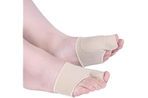 UOPMQGB 1 Paar Ballenzehenkorrektoren, Ballenschienen, Ballenbandagen, Ballen-Silikon-Gel-Liner, Großzehen- und Zehenentlastungs-Vorfußpolster, Zehenschienen-Korrektoren für Männer und Frauen