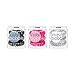 invisibobble Bobble Mix True Black, Candy Pink, Crystal Clear, 1-Pack of 9