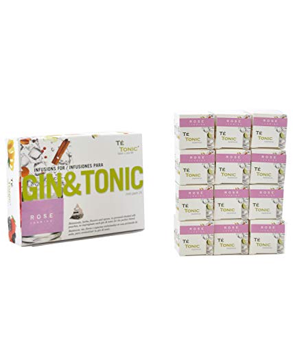 Te Tonic Experience amante de Gin Pack 24 infusiones - 1 sabor de Rose