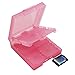 Price comparison product image Prevently Game Card Storage Box, Bright Color 16-in-1 Game Card Case Holder Cartridge Box for New Nintendo 3DS XL LL (Pink)
