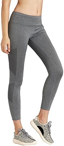 Yoga Pant Omysi Women’s Quick Dry Hip Enhancing Running Exercise Tight Pants (Deep Grey, S)
