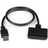 StarTech.com USB 3.0 to 2.5" SATA III Hard Drive Adapter Cable w/ UASP - SATA to USB 3.0 Converter for SSD/HDD - Hard Drive Adapter Cable