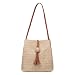 Produktbild WDOIT Strohtaschen Damen Handtaschen Sommer Strohsack Crossbody Tasche Retro Schulterbeutel Freizeit Geflochten Strandtasche