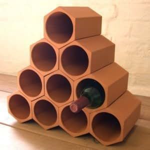 Porte-bouteilles de vin en terre cuite (ensemble de 10 ...