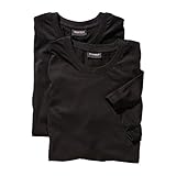 Doppelpack Redfield T-Shirt Doppelpack Rundhals schwarz 6XL