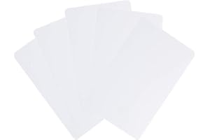 KADONGLI KDL Smart RFID Card 13.56MHz Readable Rewritable UID Changeable PVC Material for 1K IC Card Clone Block 0 Sector 0 White (Pack of 50)