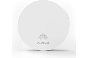 FIRE ANGEL FireAngel FA6629S Ultra Slim Rauchmelder mit 10 Jahre Batterie für Ihr Heim - Optischer Feuermelder 115 mm x 23.5 mm, Weiß, 1er-Pack