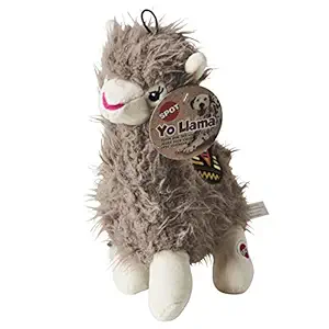 SPOT Ethical Products Yo Llama Plush Dog Toy with Squeaker 10