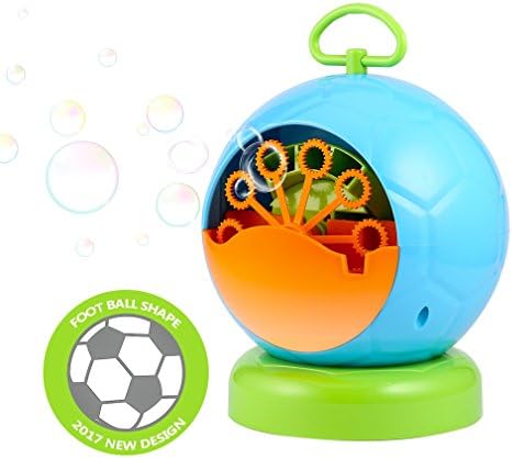 Valorlion Bubble Maker Machine Toy for Kids and Indoor or Outdoor Party Bubbles Maker Mechanism Blowing Soap Bubbles Battery-operated