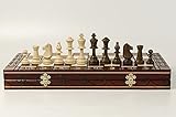 Rey tamaño: 9.5 cm / 3.7 pa CONSUL 48 cm / 19 pulg torneo profesional de madera del juego de ajedrez con las figuras Staunton, hecho a mano clásico juego