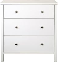 Commode large 3 tiroirs Blanc