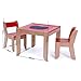 Labebe - Kids Wooden Furniture Set Table and Chairs of Apple