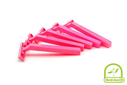 Wundmed Disposable Razors 5 Pack Pink Double Blade Women