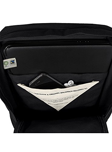 Ansvar II Rucksack aus Bio Baumwoll Canvas - Hochwertiger Damen   Herren Tagesrucksack aus 100  nachhaltigen Materialien - Wasserabweisend - Rucksack 