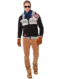 Nebulus Baumwolljacke Napa - Chaqueta para hombre, color negro, talla Small