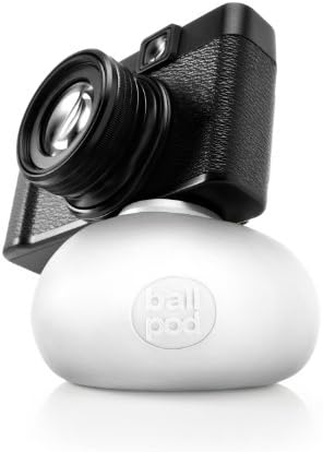 BallPod 8cm Flexible Stand with Tripod Mount for Cameras and Smartphones - White