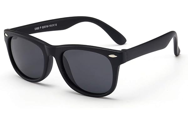 FOURCHEN Lunettes de soleil polarisées pour garçons et filles