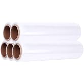 HIBRON Transparent Stretch Film, 50 cm Width, 23 Microns Thick, Stretchable up to 200 m Long, Self-Adhesive, High Flexibility